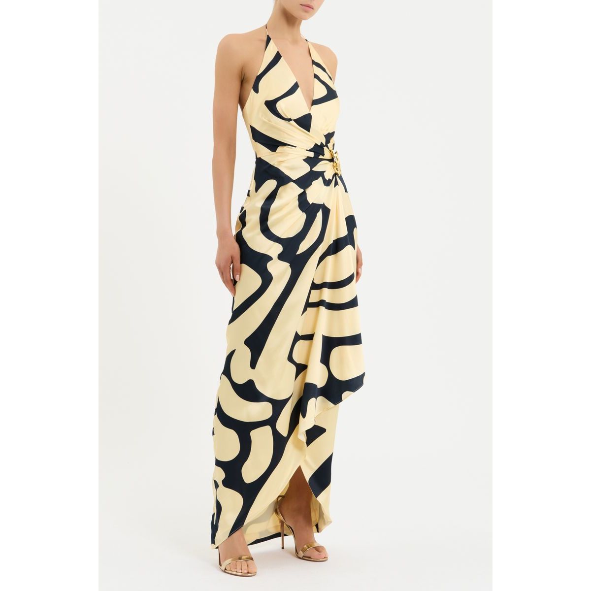 REBECCA VALLANCE | DUNE V-NECK MAXI DRESS