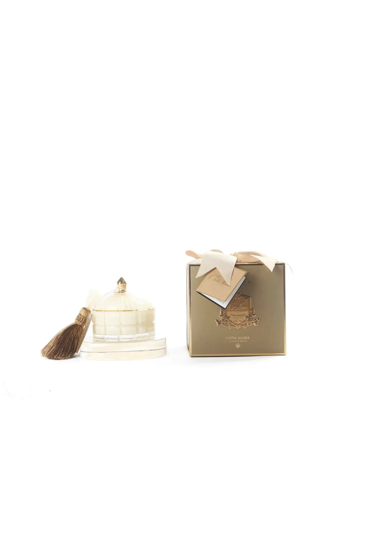 Cote Noir | Art Deco Candle - Cream & Gold