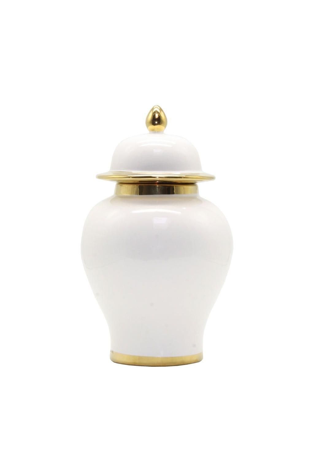 JAR TEMPLE - WHITE/GOLD