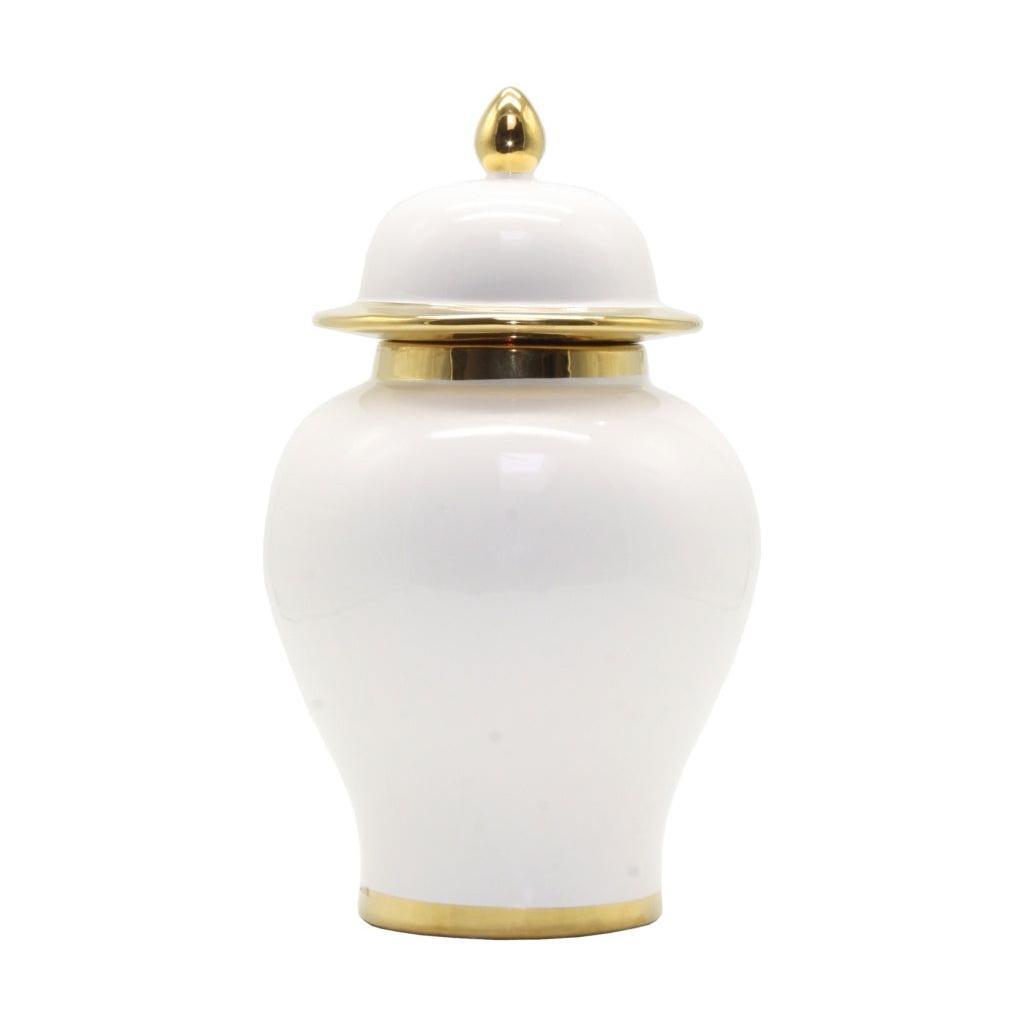 JAR TEMPLE - WHITE/GOLD
