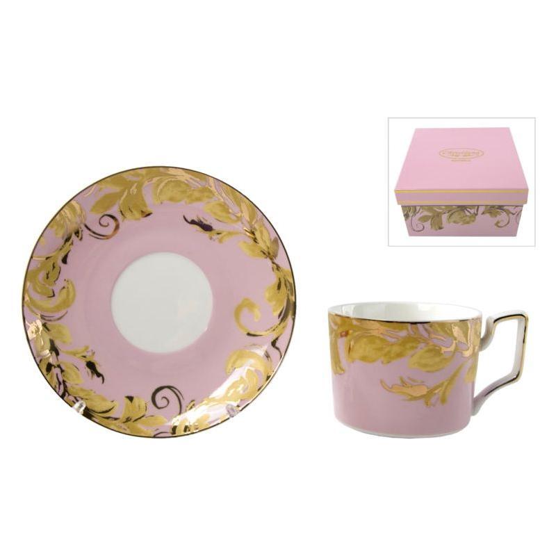 CUP & SAUCER | Gianna Pink & Gold