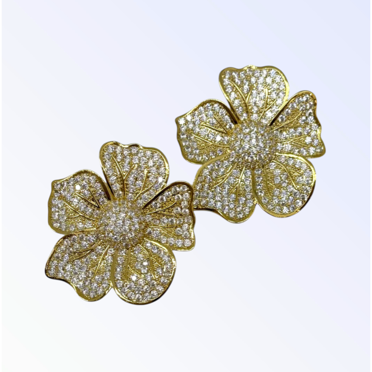 RHEA | FLOWER EARRING - Gold