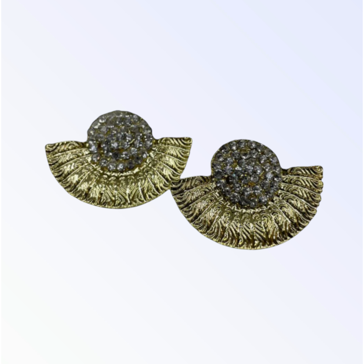 LEXI | GOLD FAN EARRING