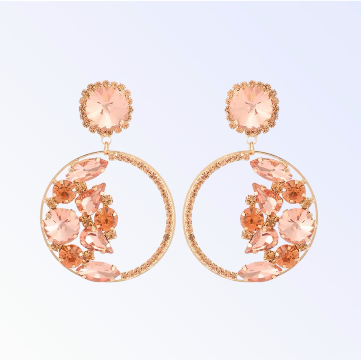 ELENI | DROP EARRING - Rose Gold
