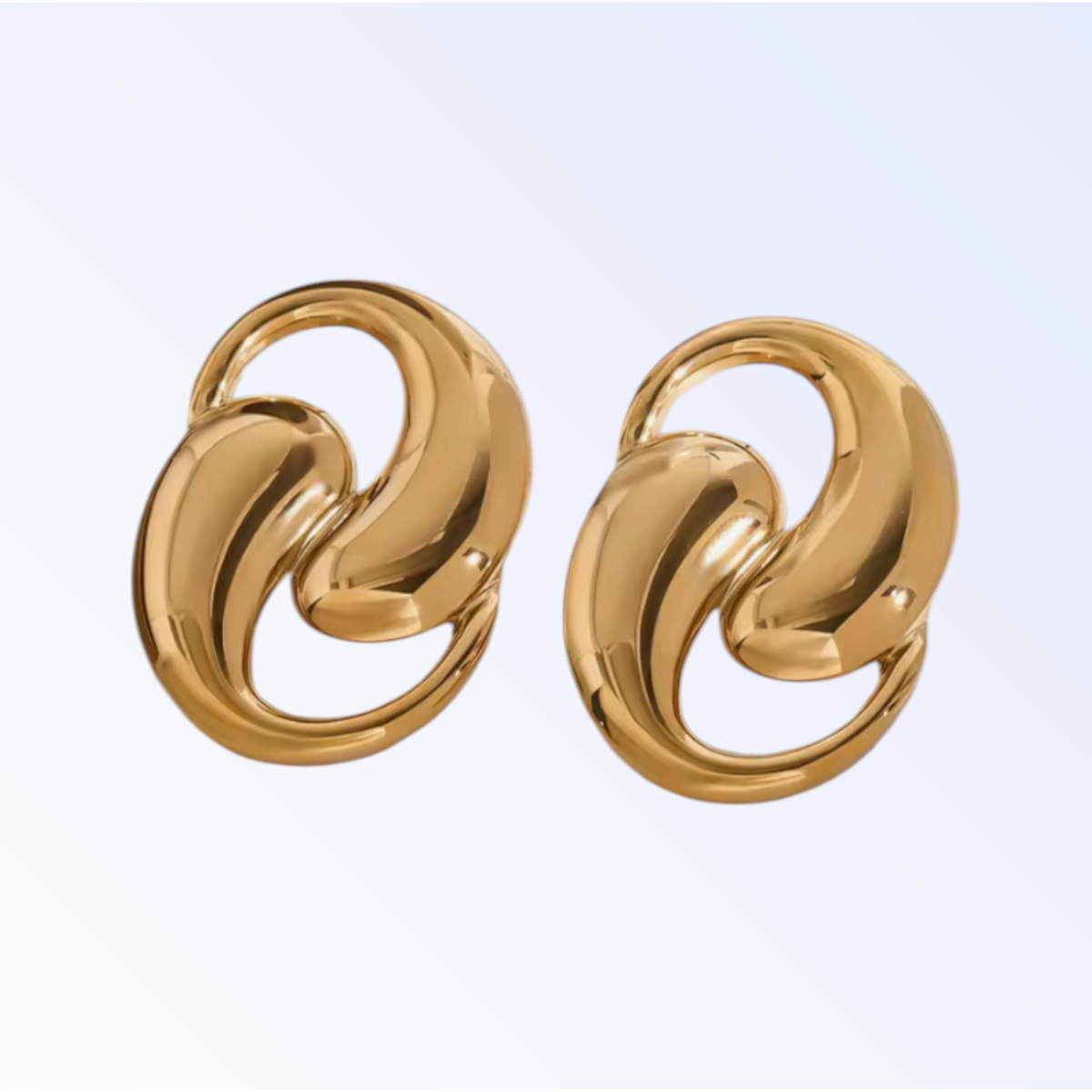 IZA | METAL EARRING - Gold