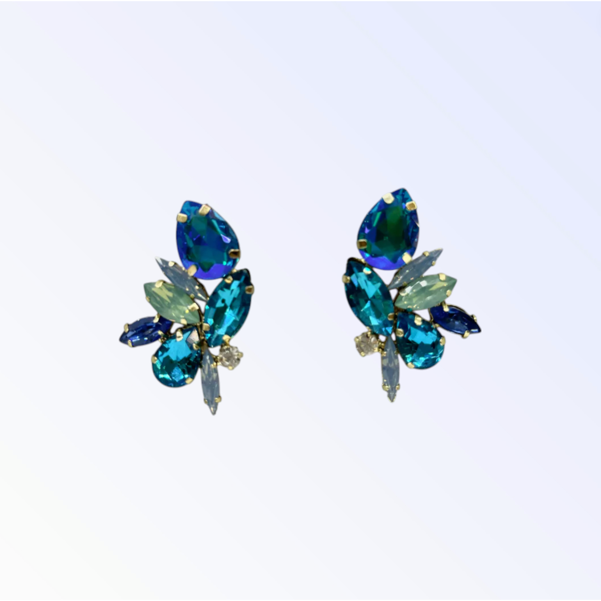 ALYSSA | BLUE MULTI EARRING