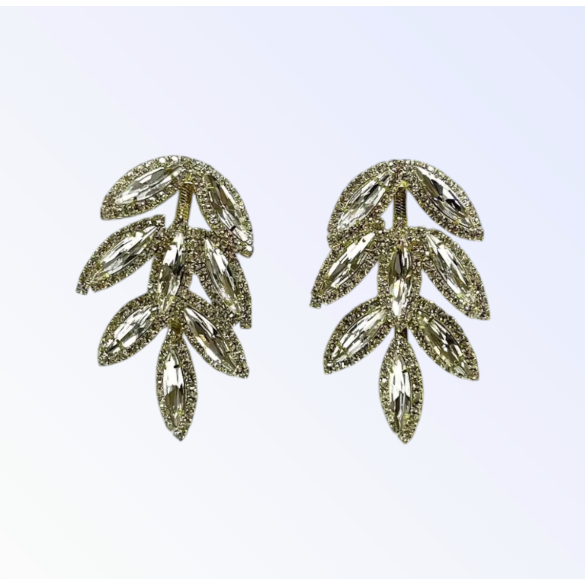 MARGARET | GOLD CRYSTAL EARRING