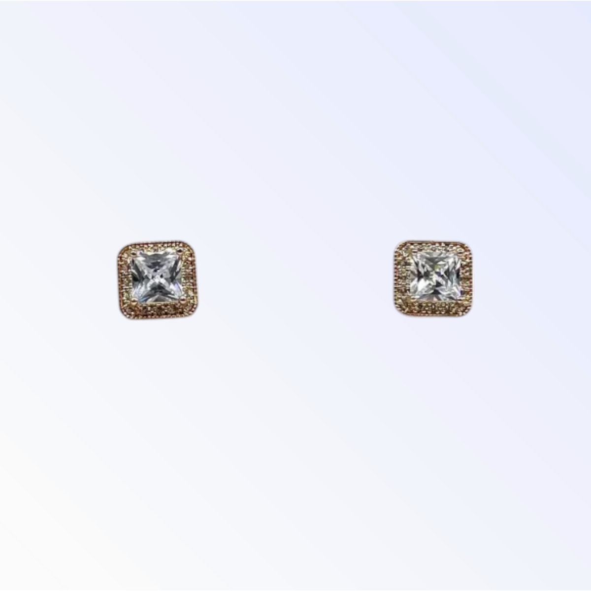 KRIS | CRYSTAL EARRING - Rose Gold