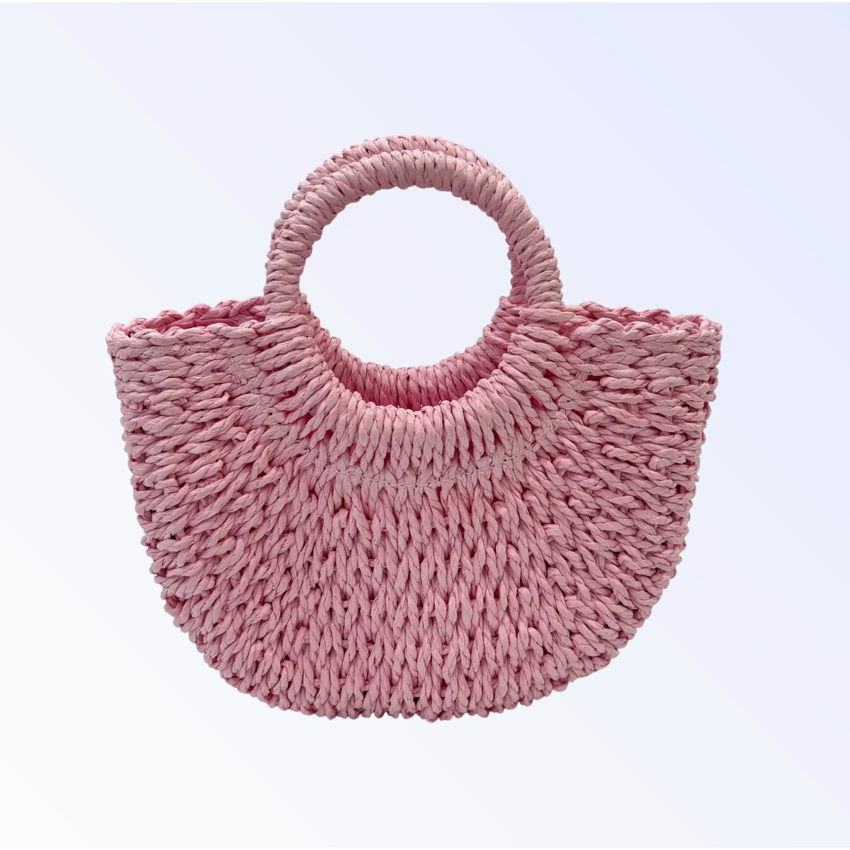 WOVEN BAG | LIGHT PINK