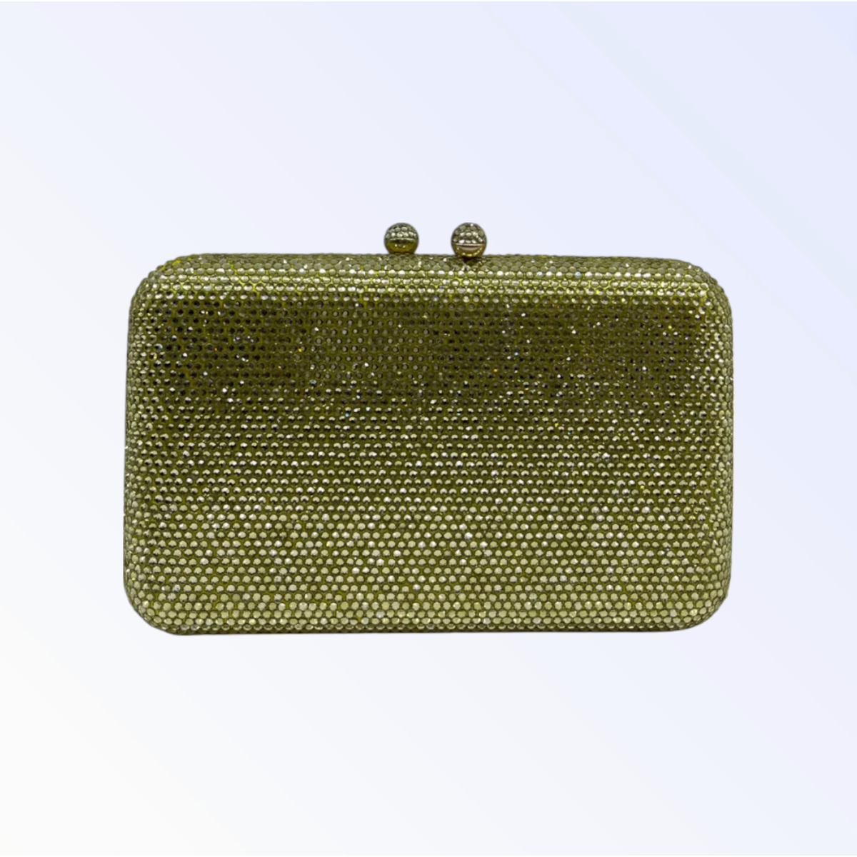 LEMON YELLOW CRYSTAL CLUTCH