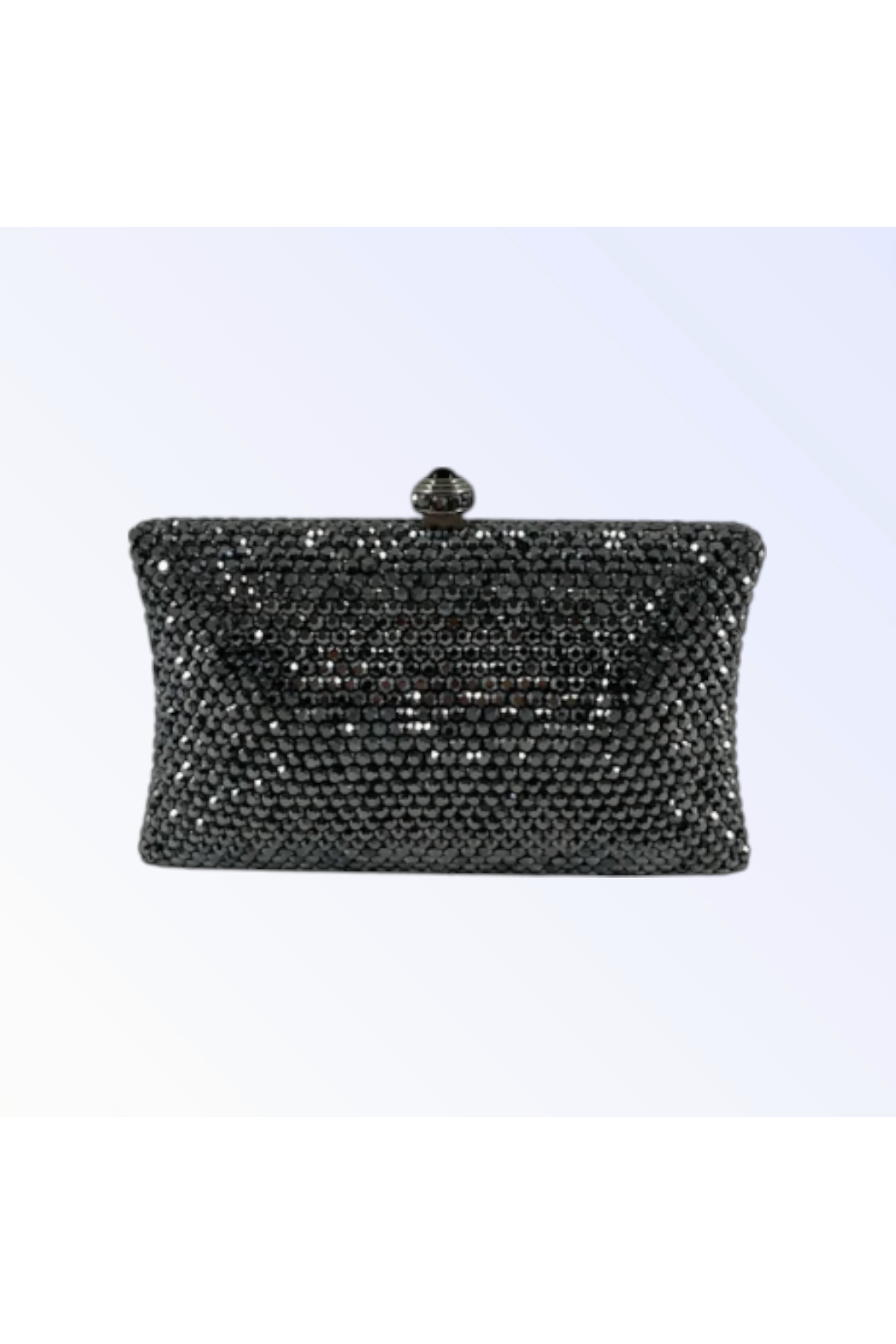 Charcoal Crystal Mini Clutch