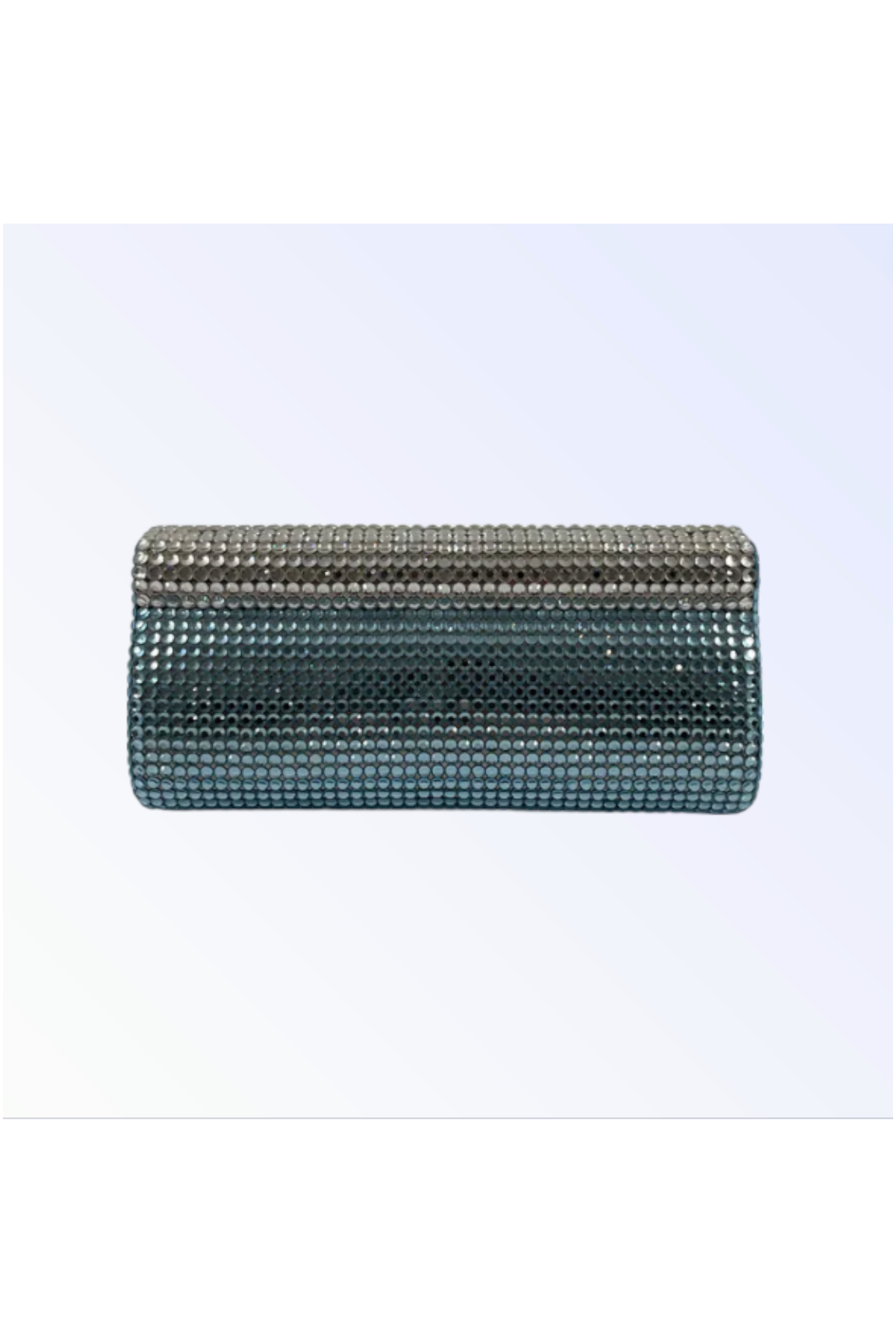 Blue/Silver Crystal Mini Clutch