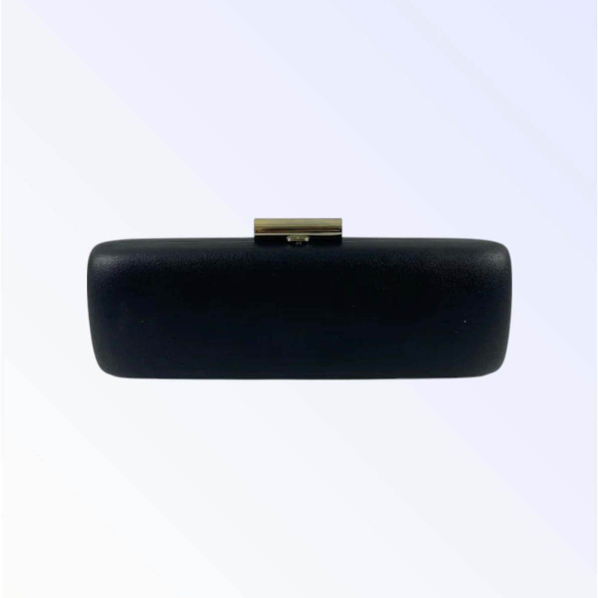 Black Leather Long Clutch