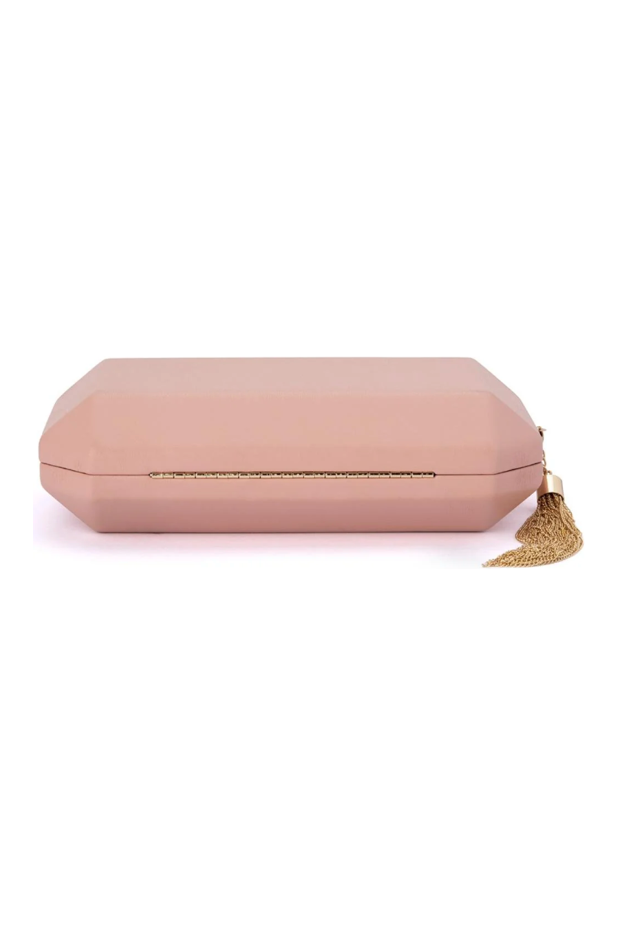 OLGA BERG | LIA FACETTED CLUTCH - Blush