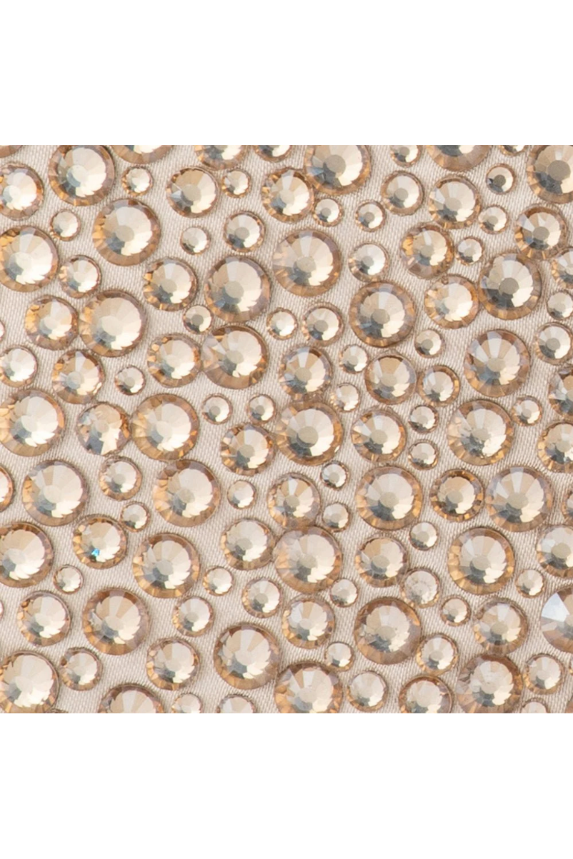 OLGA BERG | CASEY HOT FIX CLUTCH - Champagne