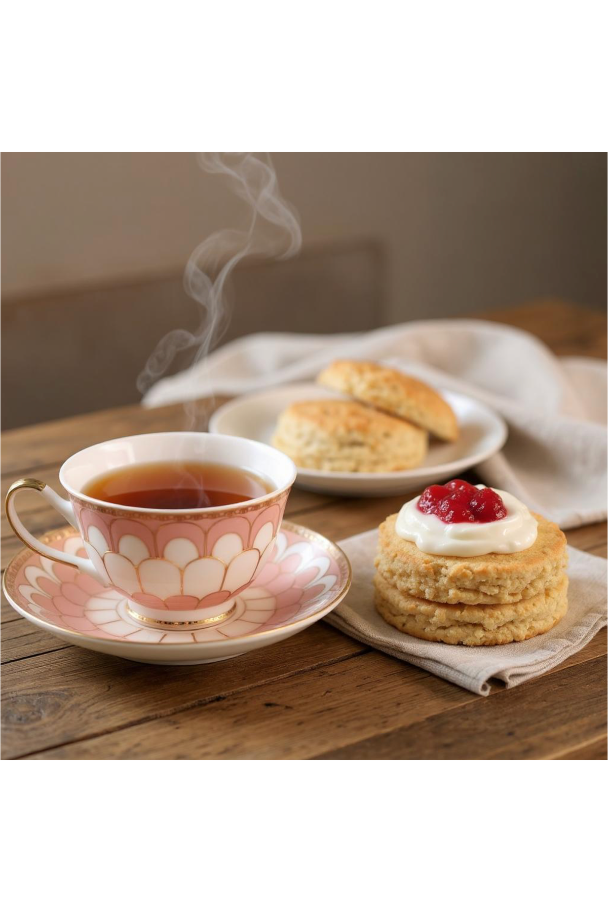 CUP & SAUCER | Pink Scallop