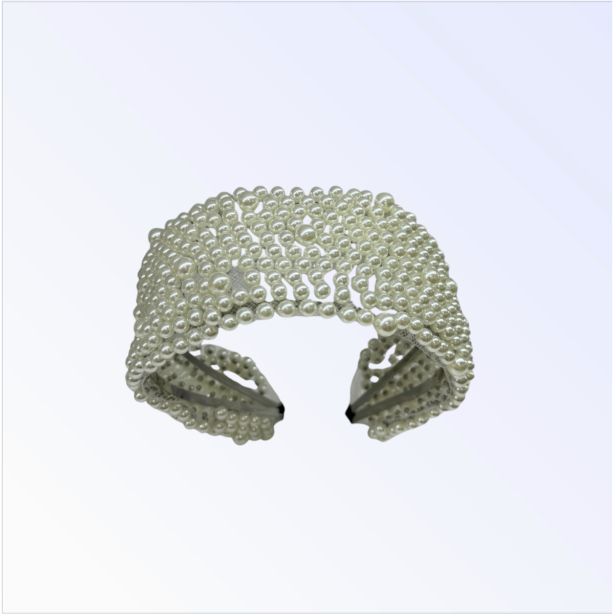 CRYSTAL HEADBAND | White