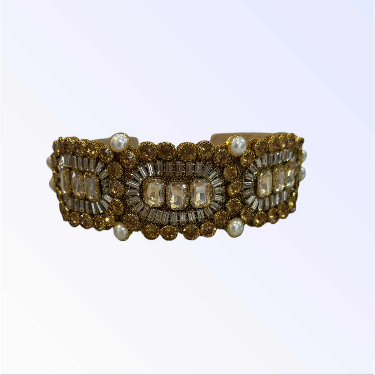CRYSTAL HEADBAND | Gold