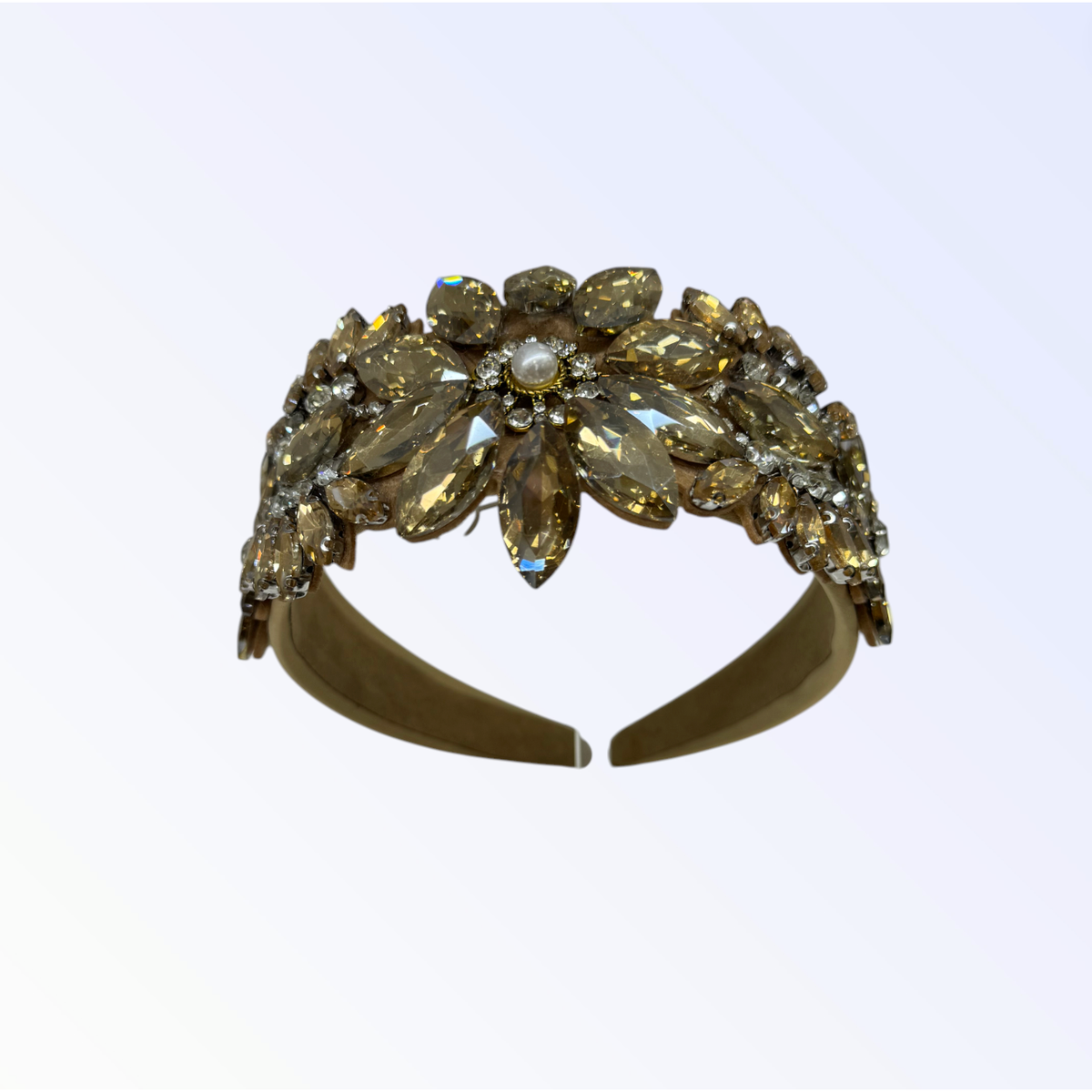 CRYSTAL HEADBAND | Gold