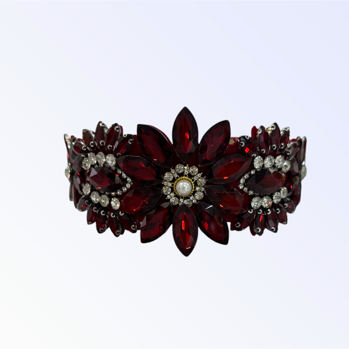 CRYSTAL HEADBAND | Red