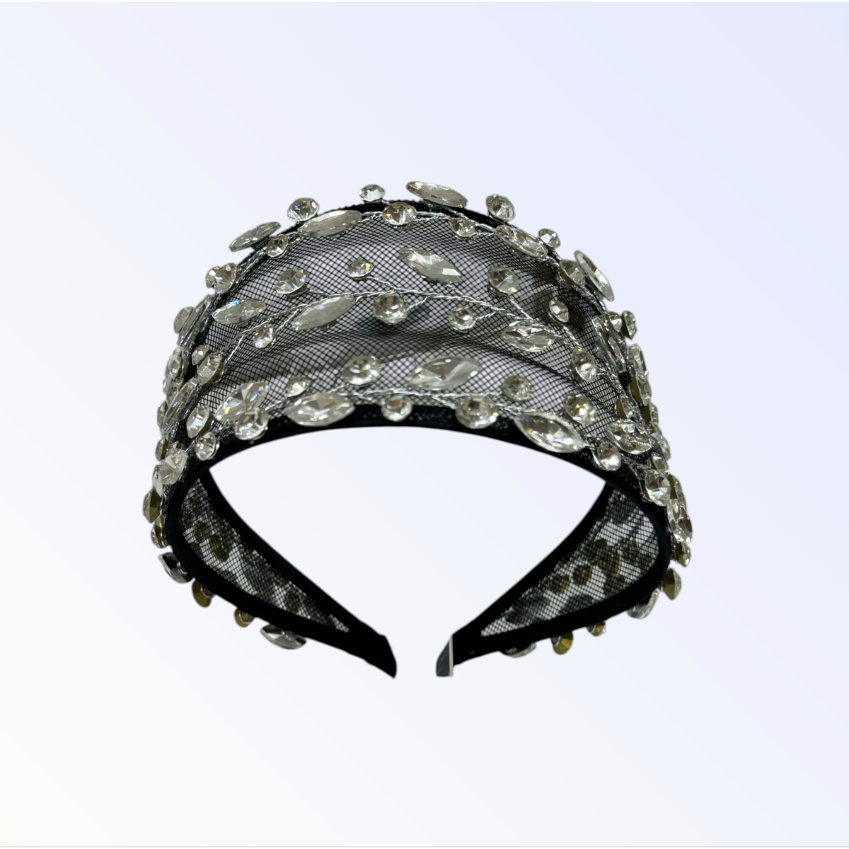 CRYSTAL HEADBAND | Black