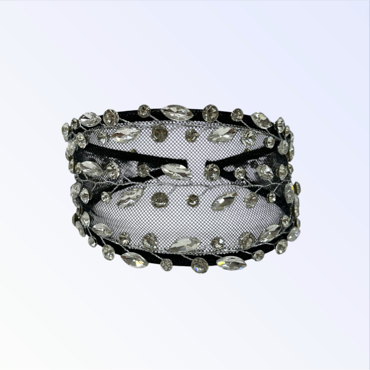 CRYSTAL HEADBAND | Black