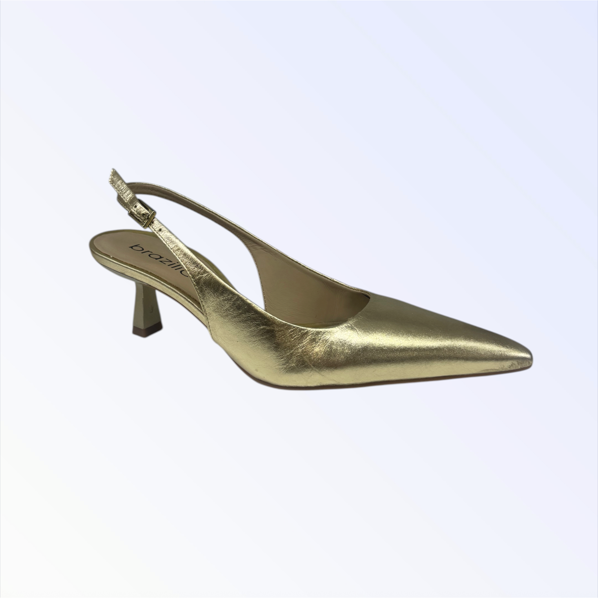 BRAZILIO | KATIE GOLD SLING BACK