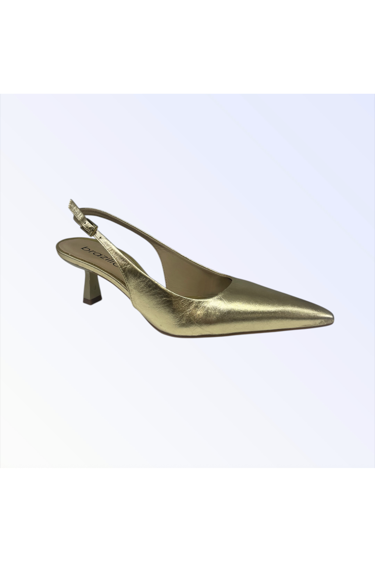 BRAZILIO | KATIE GOLD SLING BACK