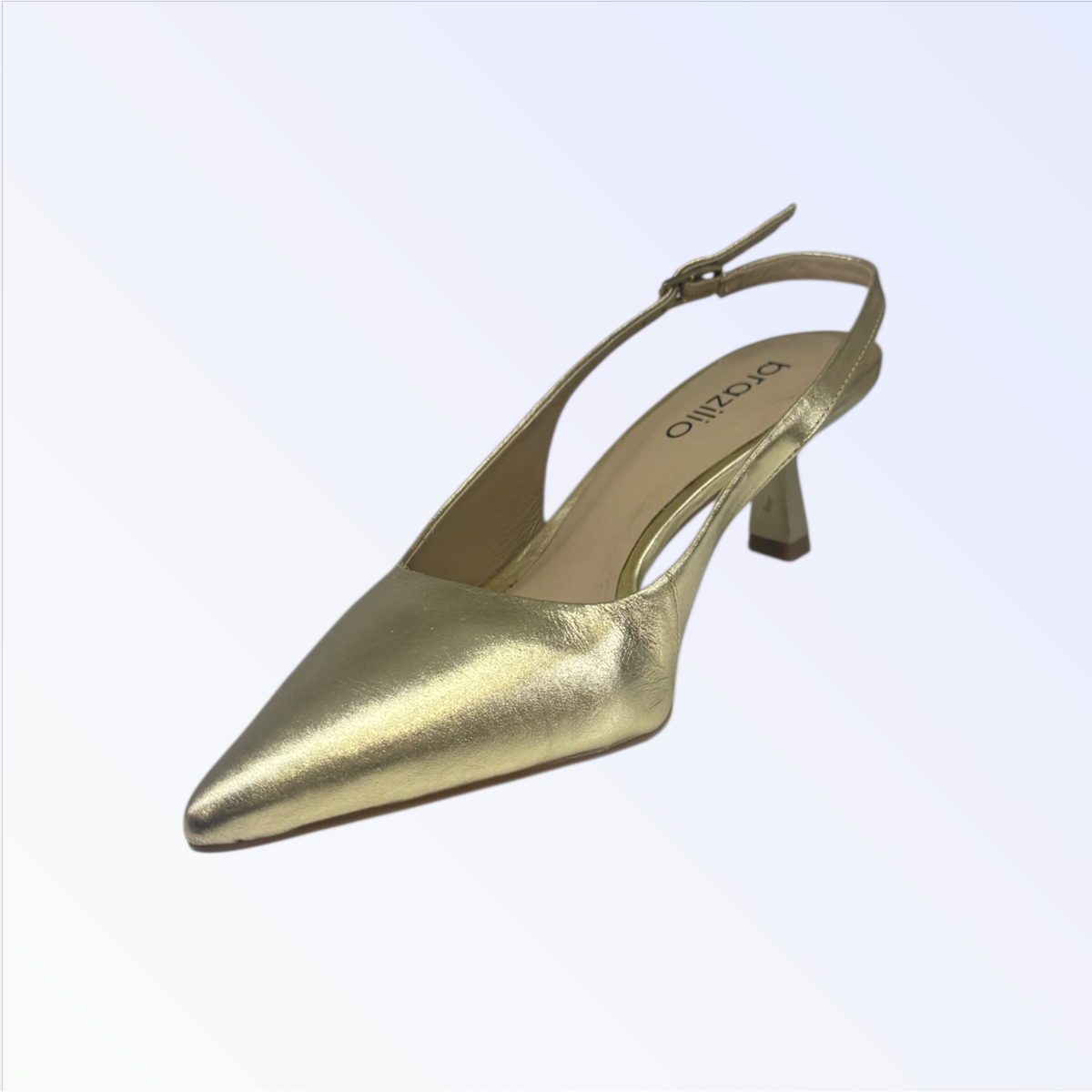 BRAZILIO | KATIE GOLD SLING BACK