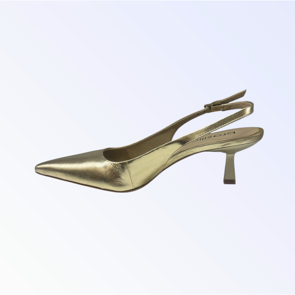 BRAZILIO | KATIE GOLD SLING BACK