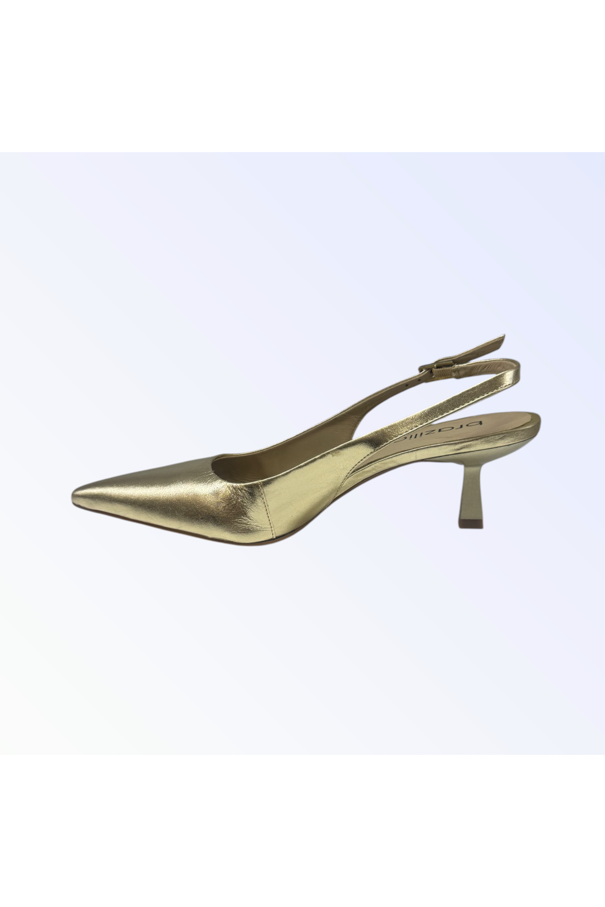 BRAZILIO | KATIE GOLD SLING BACK