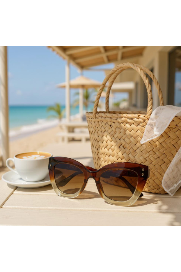 SUNGLASSES | CLEAR CHOCOLATE OBRE