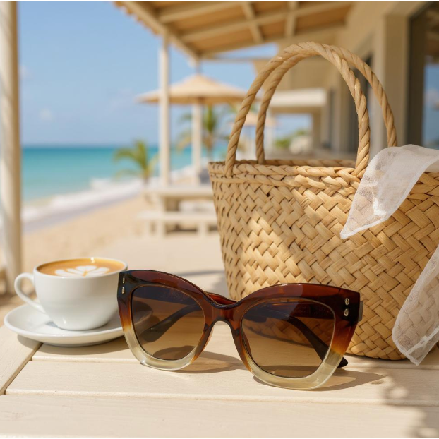 SUNGLASSES | CLEAR CHOCOLATE OBRE