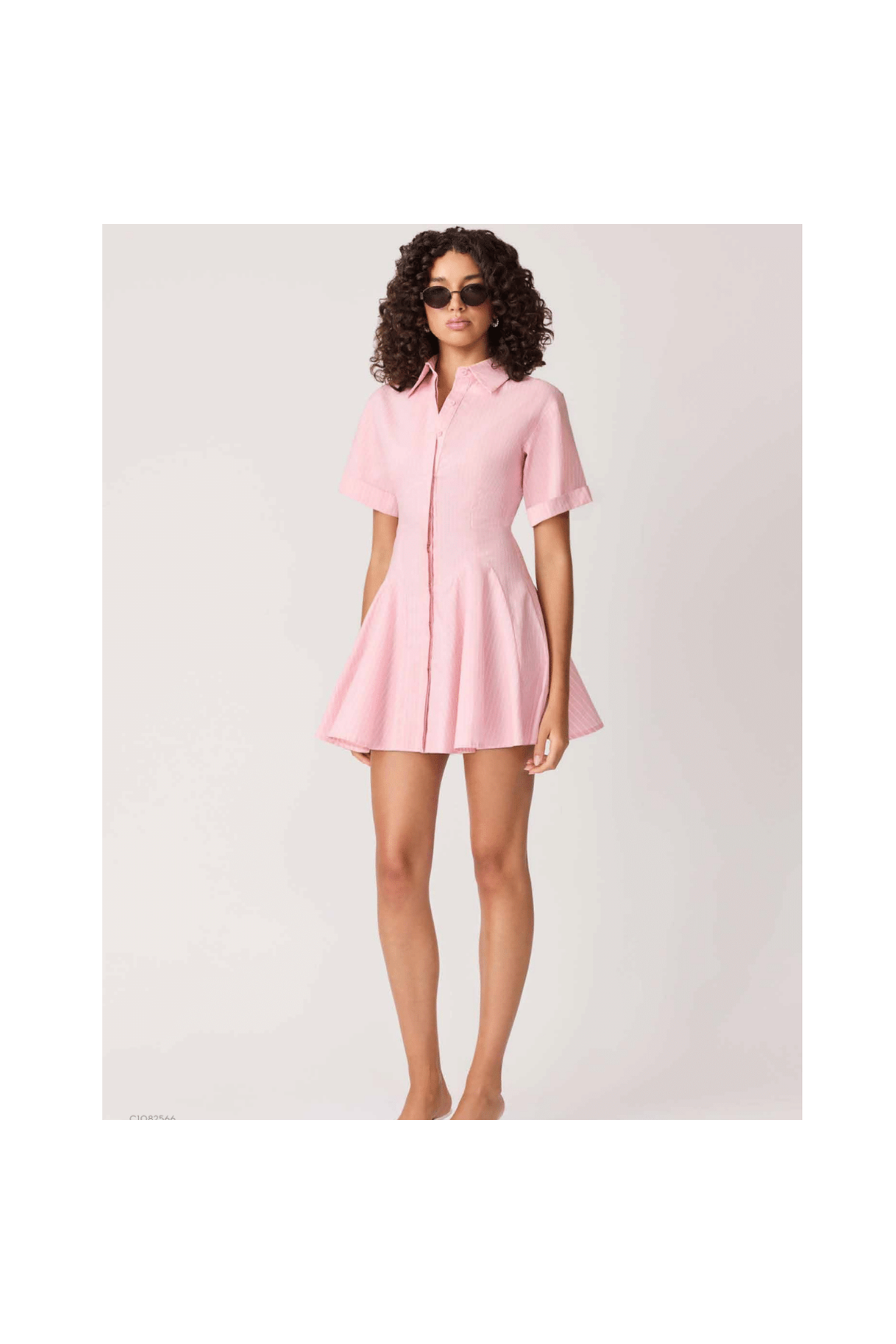CURAAE | Rosalie Pink Mini Dress