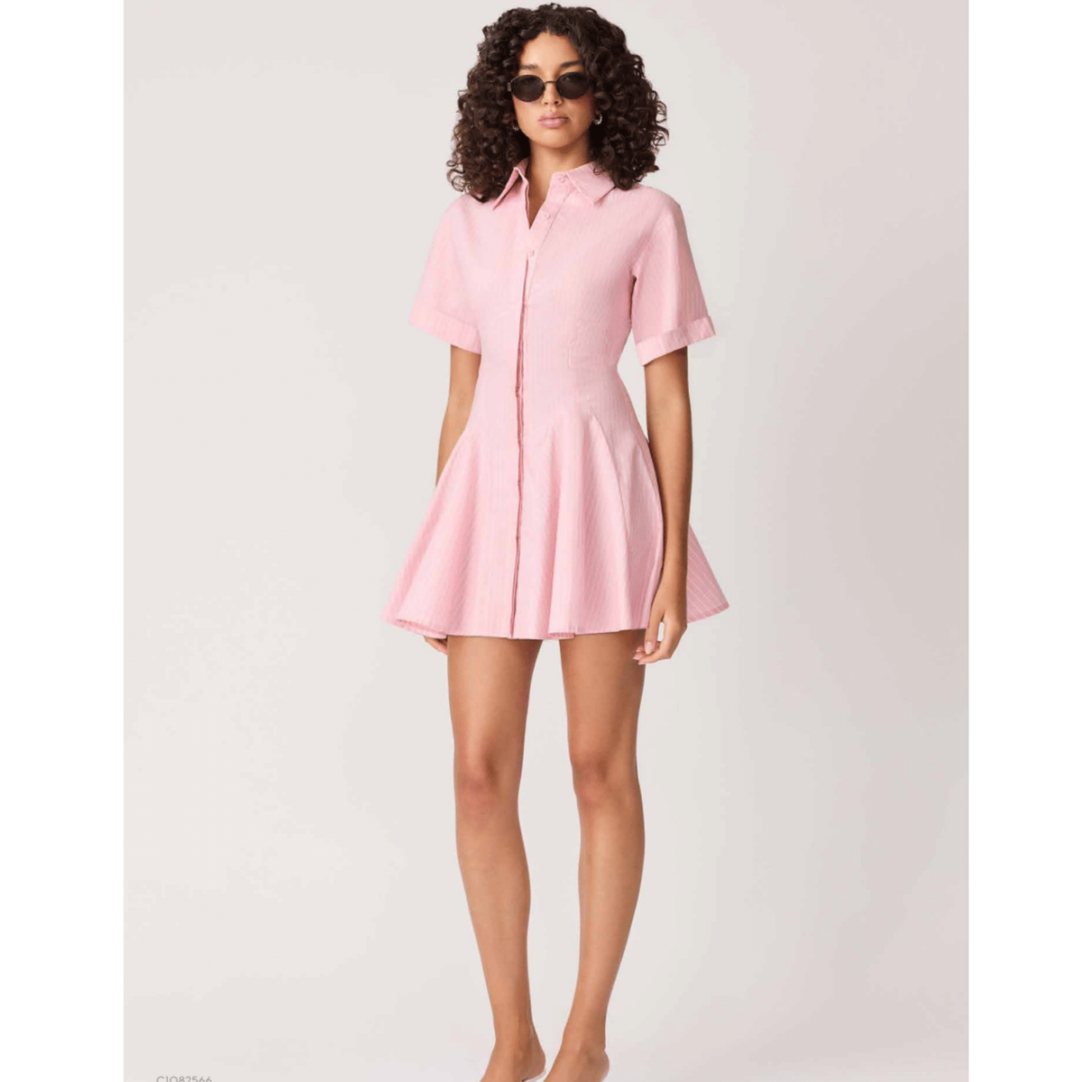 CURAAE | Rosalie Pink Mini Dress