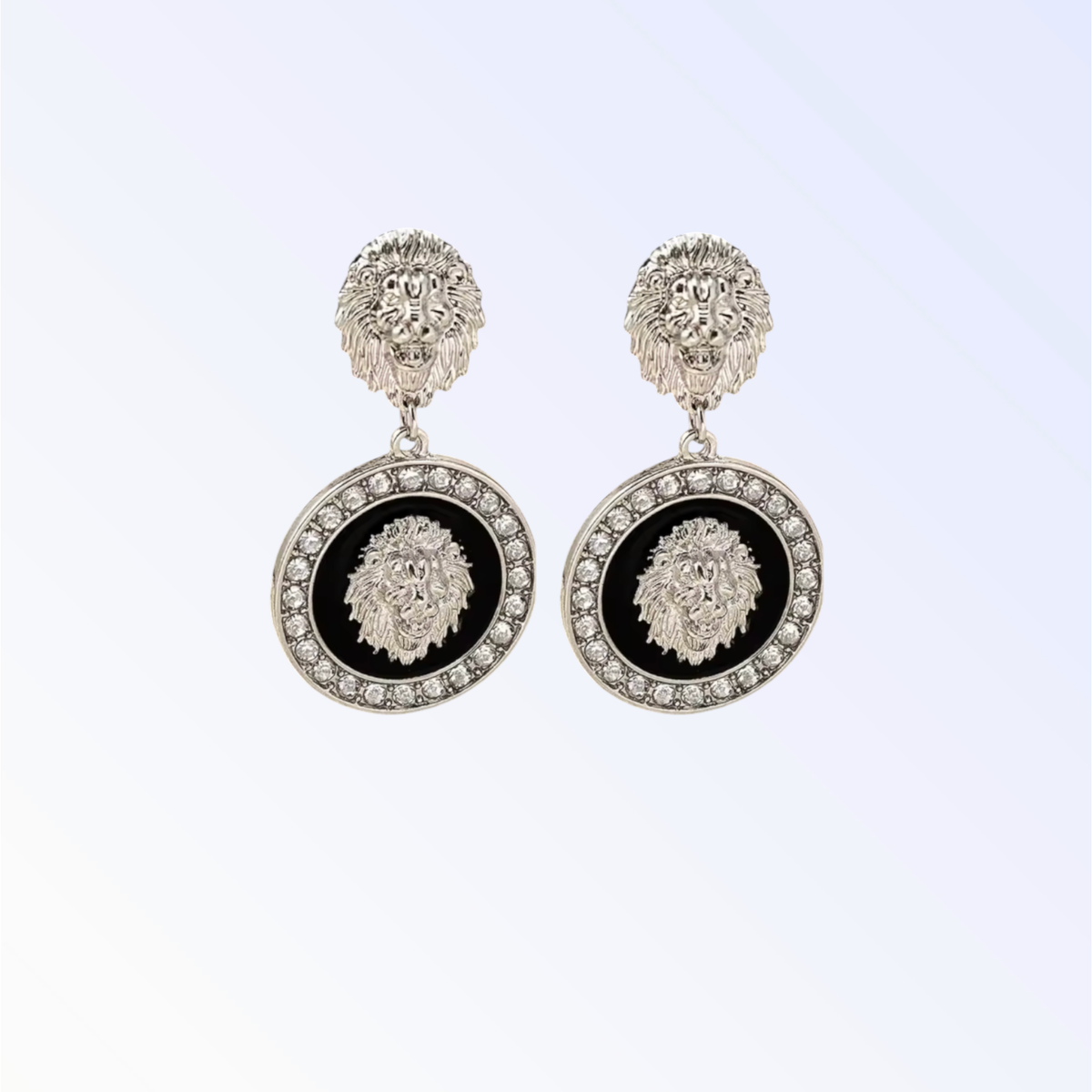 ISLA | LION MOTIF LARGE DROP EARRING