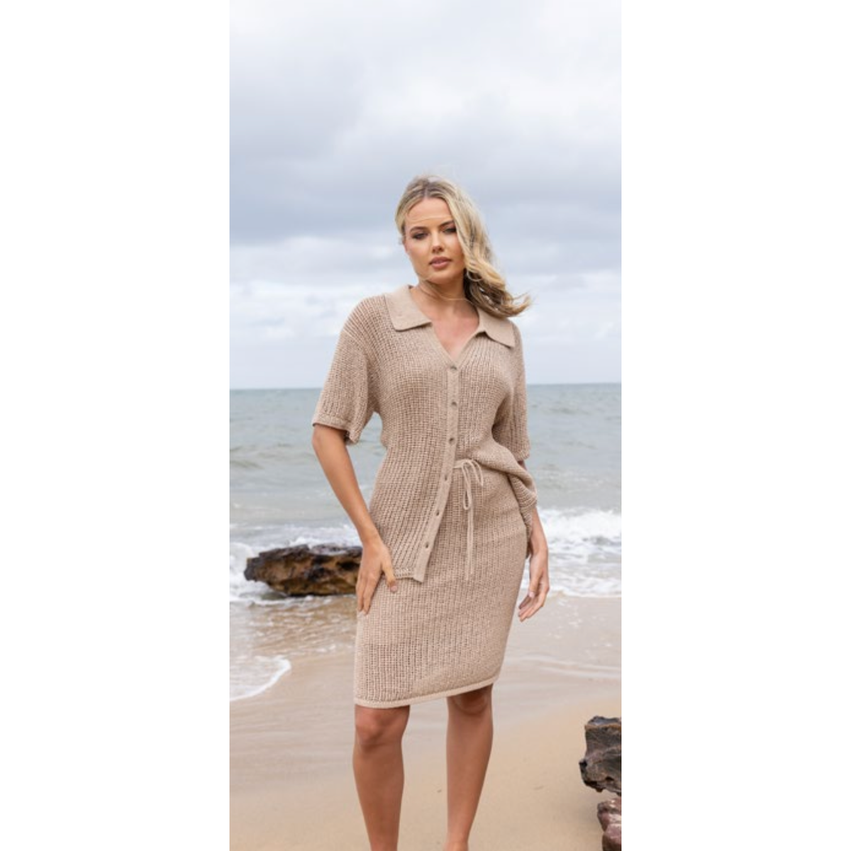 TWO T's | TAPE YARN KNIT SKIRT