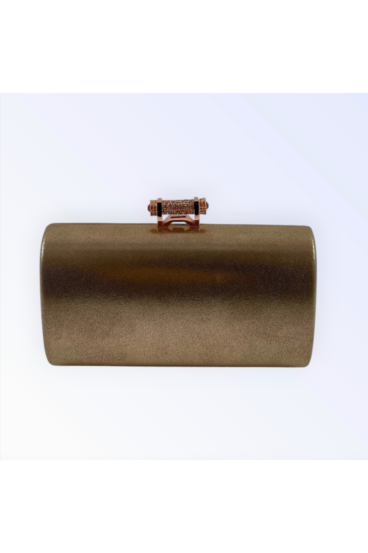 Metallic Rose Gold Clutch