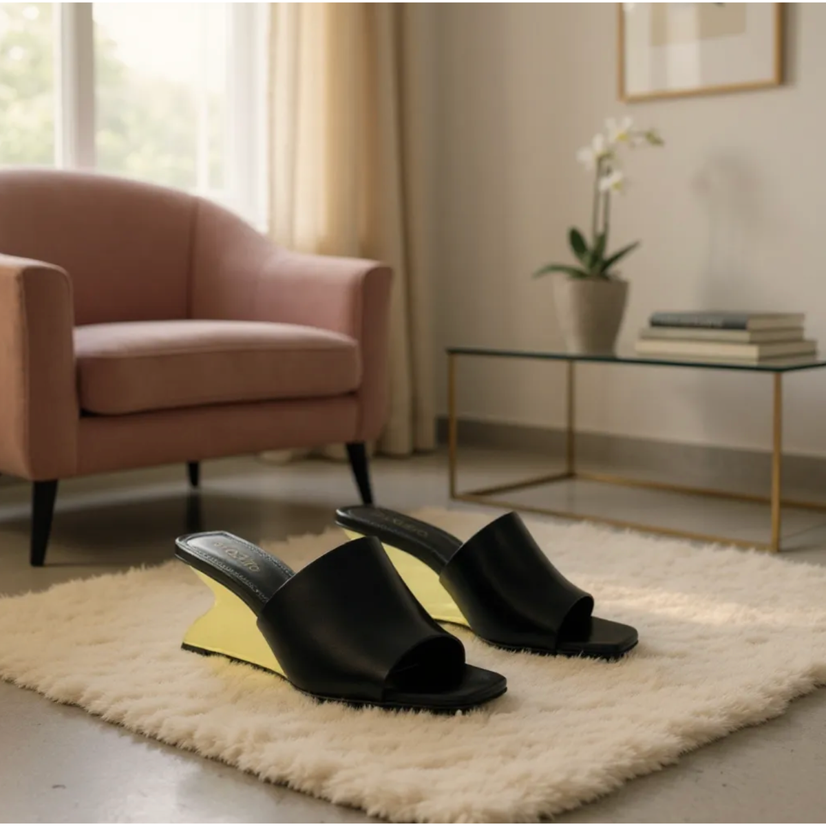 BRAZILIO | FERNANDA - Black Wedge