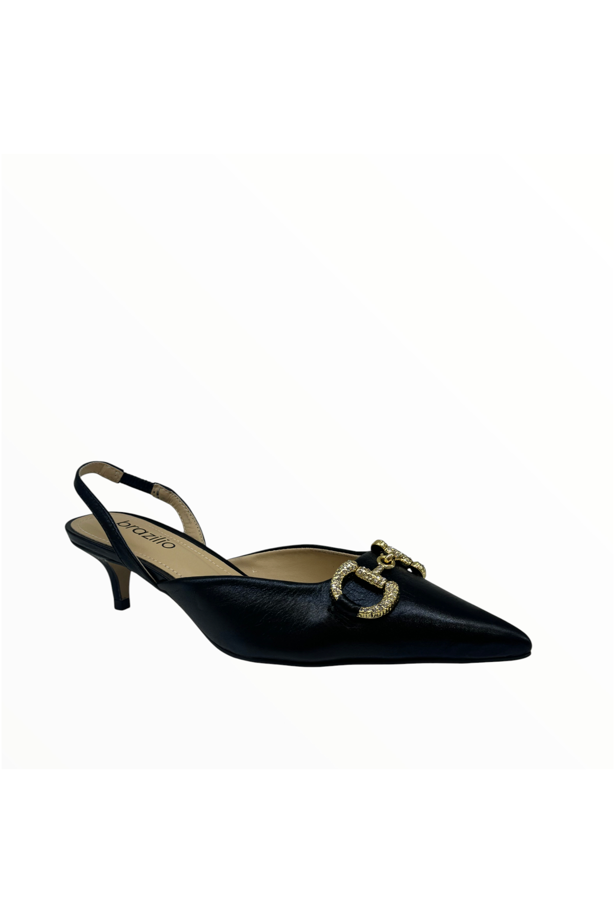 BRAZILIO | LARISSA - Black slingback