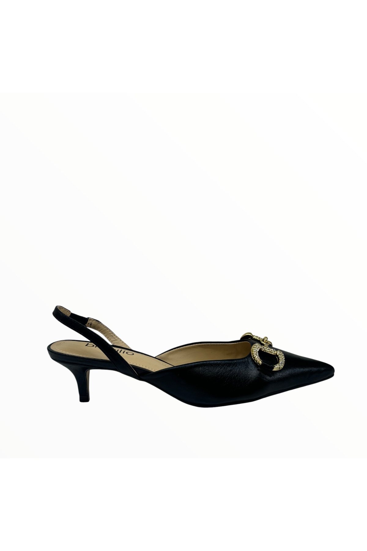 BRAZILIO | LARISSA - Black slingback