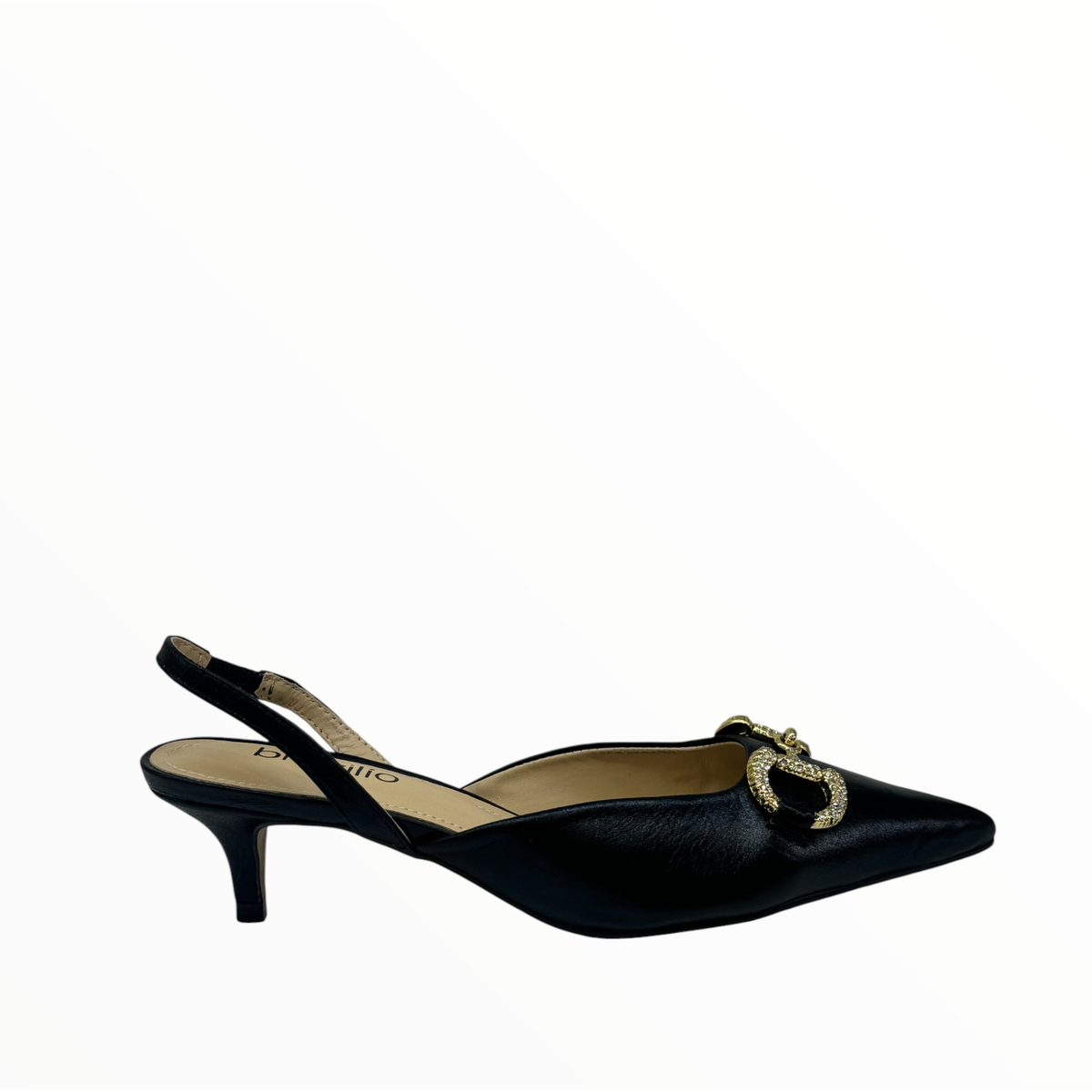 BRAZILIO | LARISSA - Black slingback