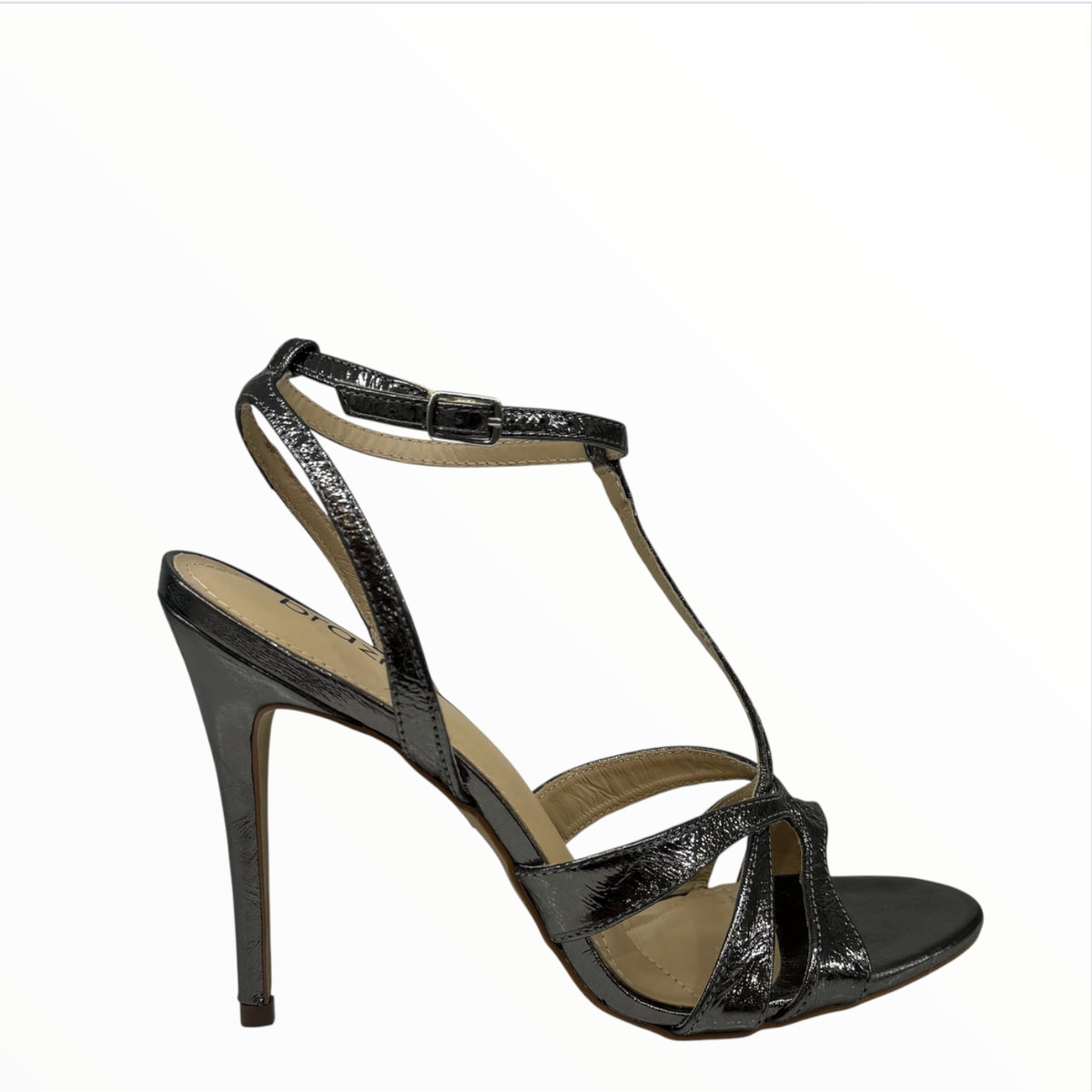 BRAZILIO | HERIKA - Gunmetal Sandal