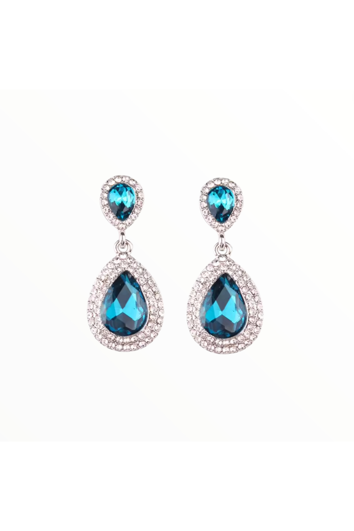 ABIGAILE | TEAR DROP EARRING - Blue