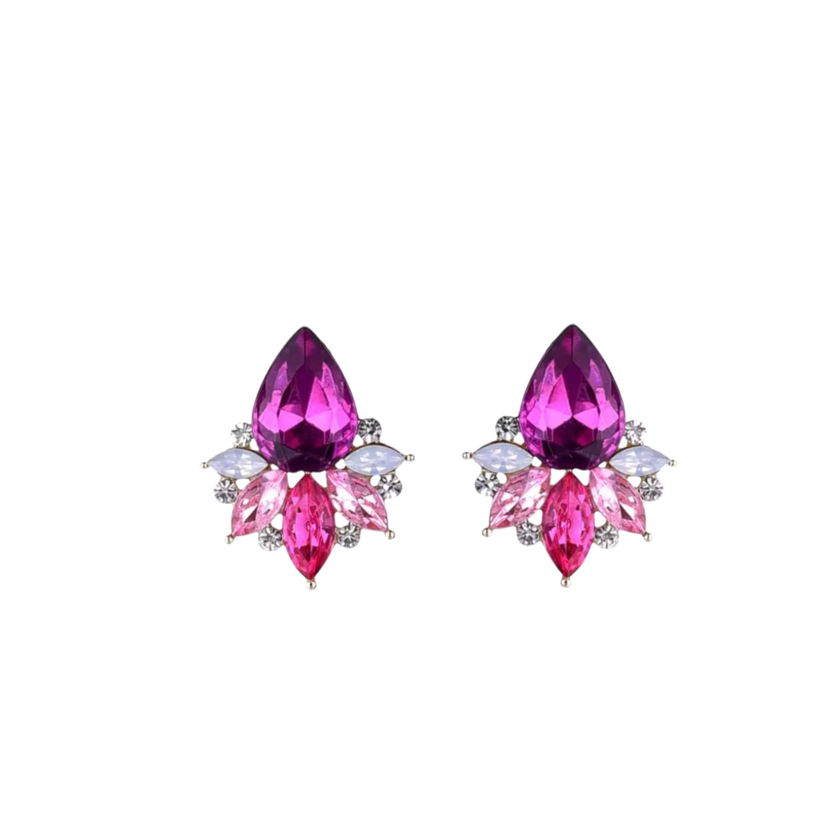 ONDINE | STUD EARRING - Pink Multi