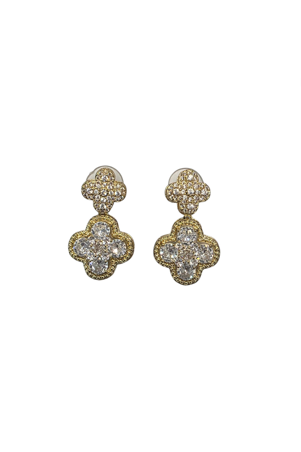 BELLE | GOLD CLOVER EARRINGS