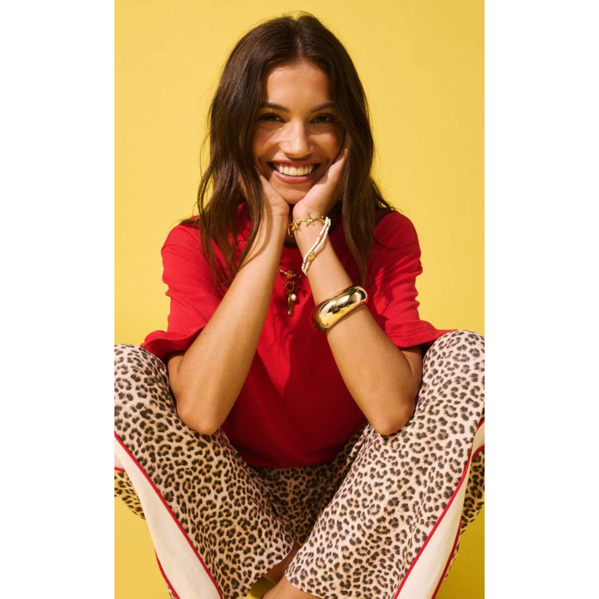 CARTEL AND WILLOW | SOLANA TEE - Mandarin