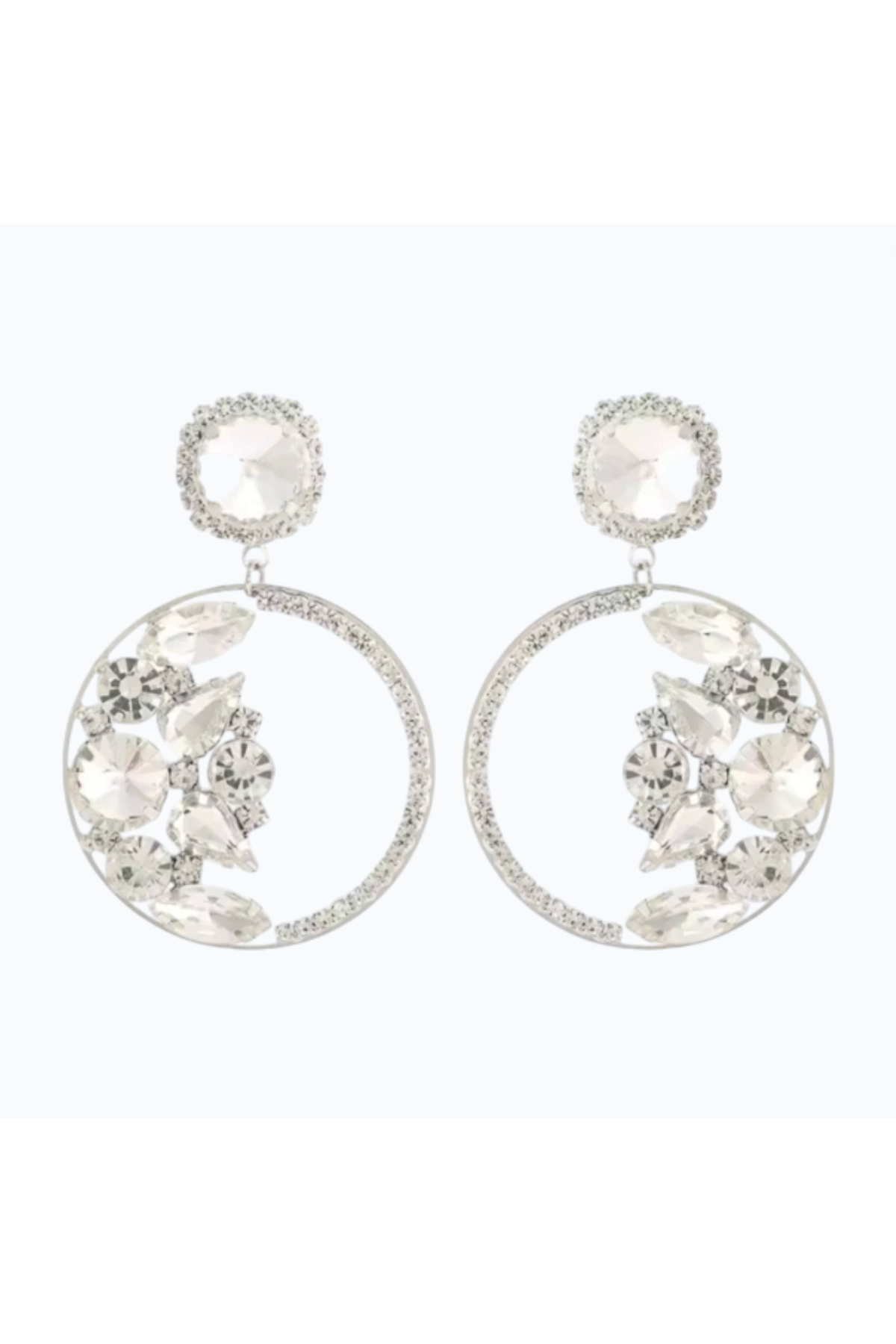 ELENI | DROP EARRING - Silver