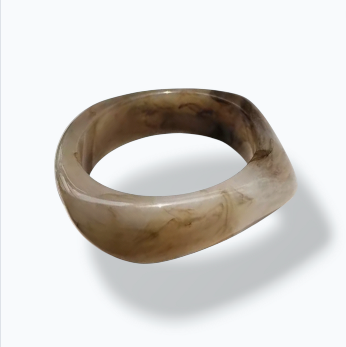 KOVA | RESIN BANGLE - Chocolate