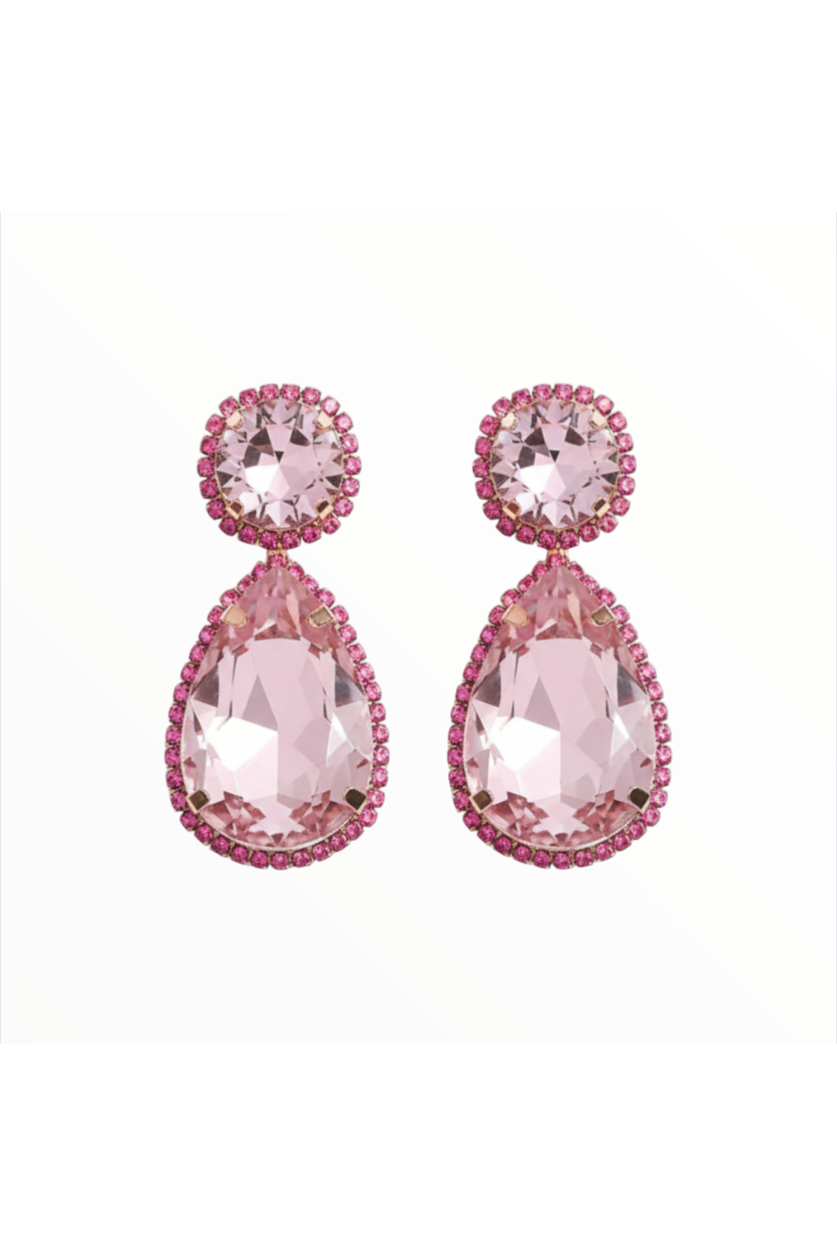 ESME | TEAR DROP EARRING - PINK